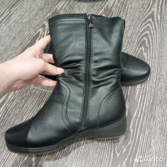 Сапоги женские зимние новые