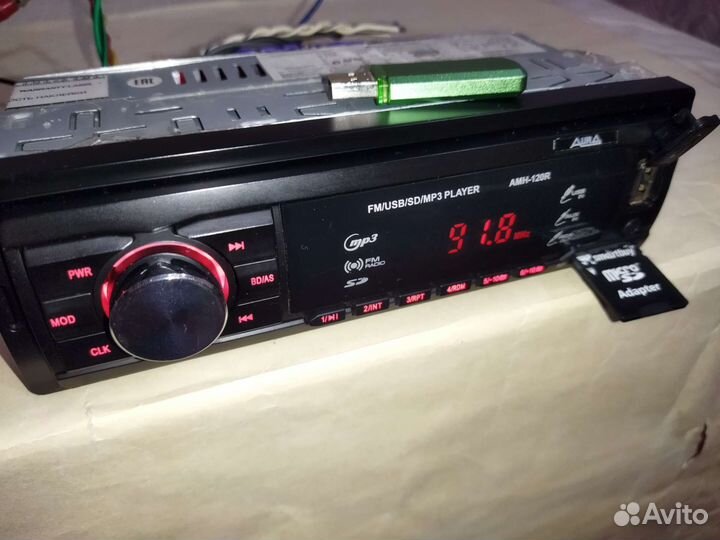 Автомагнитола аура 40х4