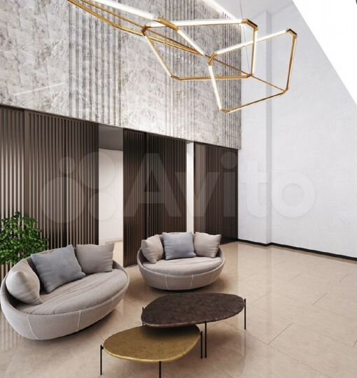 Своб. планировка, 53,4 м², 27/39 эт.