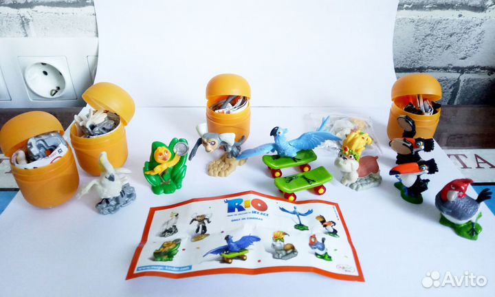 Остатки коллекций киндер-сюрпризов 90-е - 2000-е