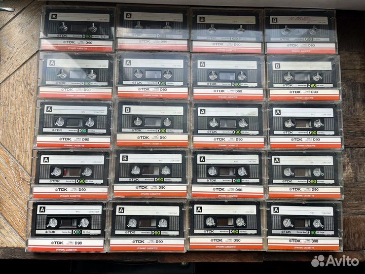 Аудиокассеты TDK D-90, из 80-х