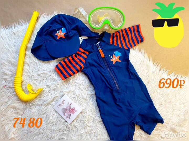 Купальник детский 74 80 костюм Новый 98 110