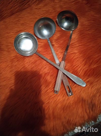 Посуда СССР вилки ножи половники нерж.ст