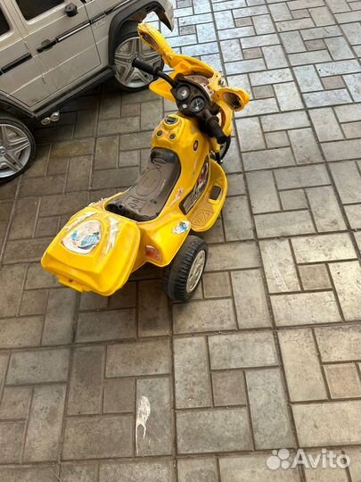 Детский мотоцикл на аккумуляторе бу