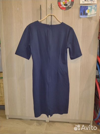 Платье синее