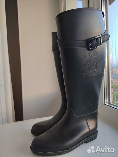 Сапоги резиновые утепленные женские 36