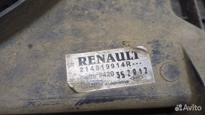 Вентилятор радиатора Dacia Duster, 2013