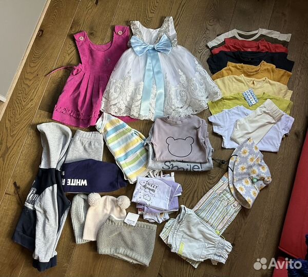 Вещи пакетом на девочку 92 98