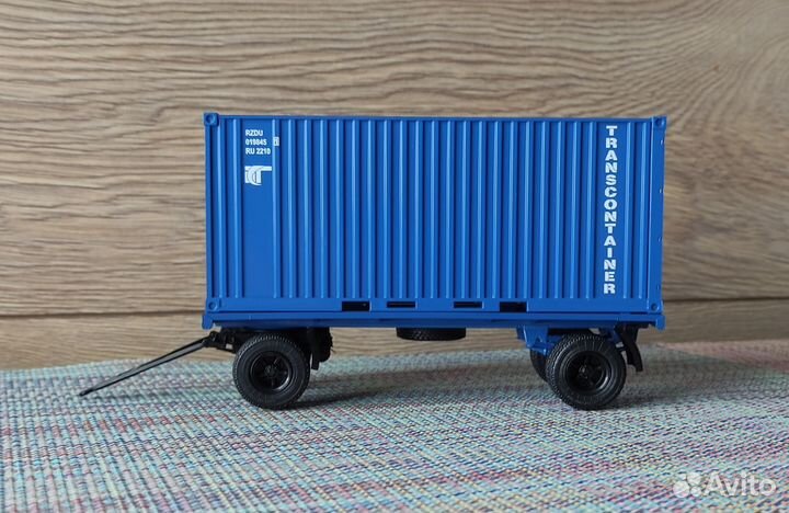 Прицеп гкб-8350 контейнеровоз, 1/43