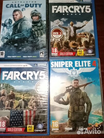 Диски с играми на пк