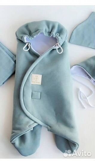 Конверт-обнимашка boncotton для малышей до 65см