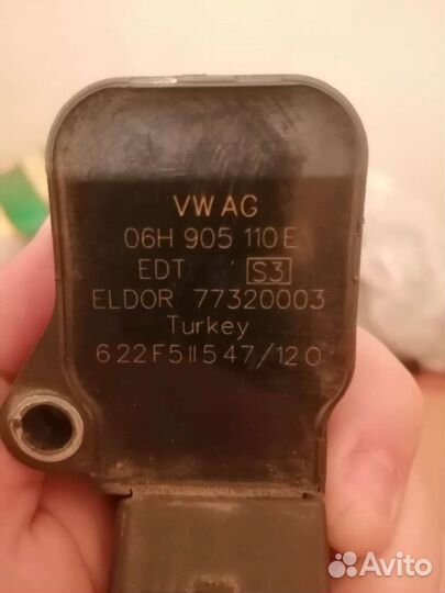 Катушка зажигания audi a4 b8