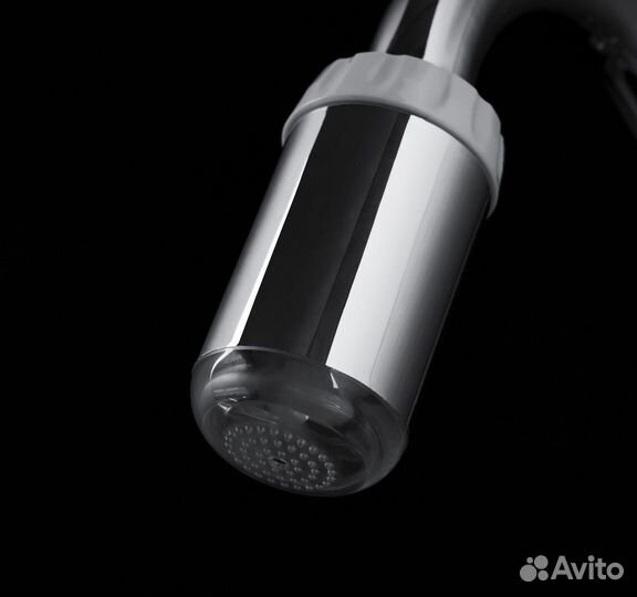 Насадка на кран с подсветкой LED мульти, 7 цветов