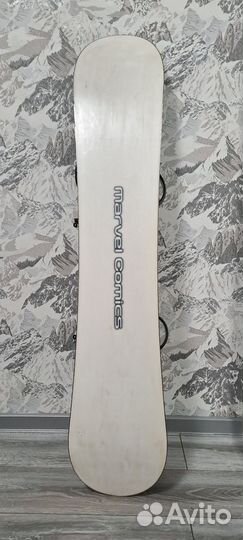 Сноуборд Marvel Comics 138cm+Крепления Burton
