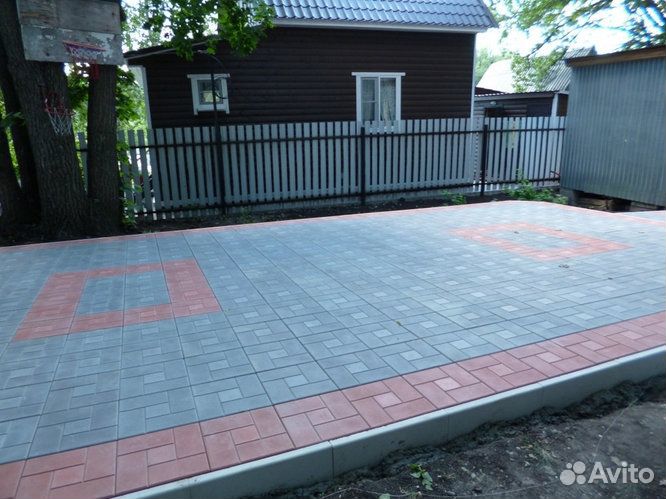 Тротуарная плитка 30x30 см 