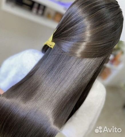 Кератиновое выпрямление волос