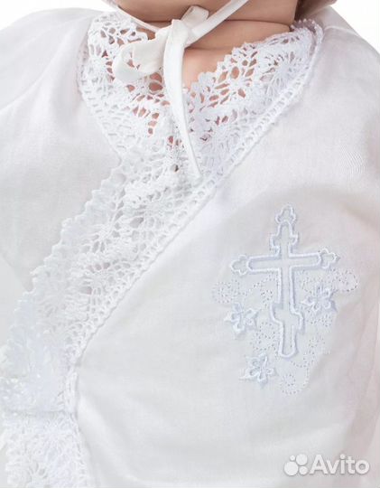 Крестильный набор для девочки 74 размера