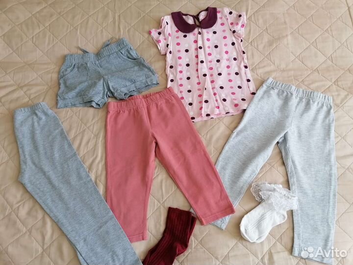 Вещи пакетом на девочку, 110-116 см