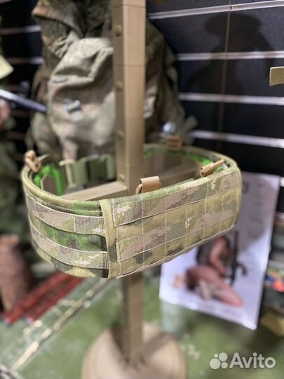 Боевой пояс мох с баллистикой NIJ IIIa