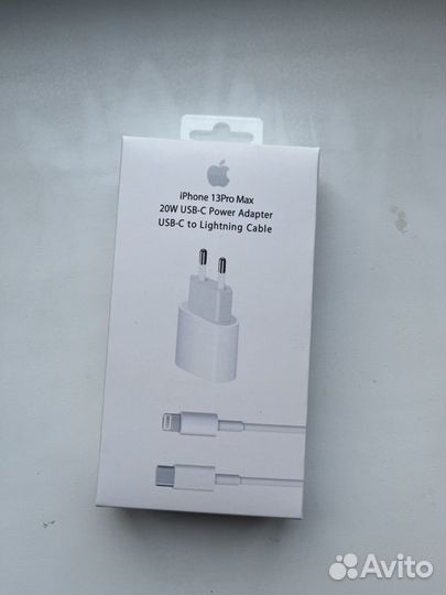 Быстрая зарядка для iPhone 20w + кабель новая