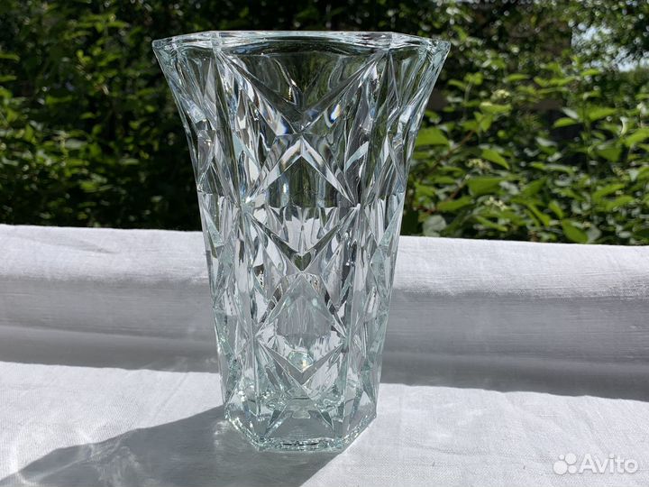 Вазы советских времен - стекло, латунь