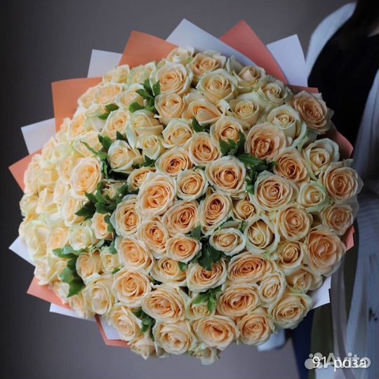 Букет из 15 розовых роз