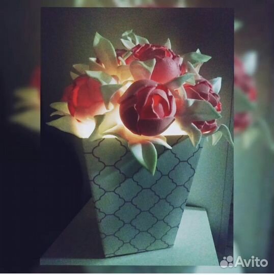 Пионы. Светильник