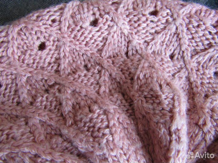 Легкая шапка-берет на теплую весну