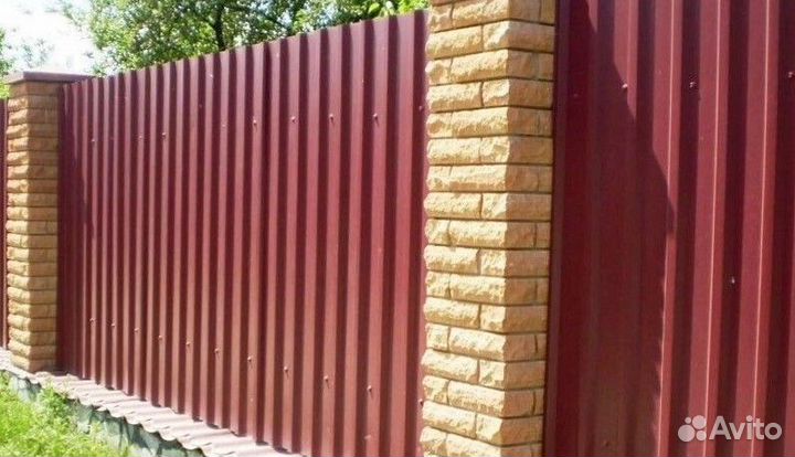 Профнастил под забор