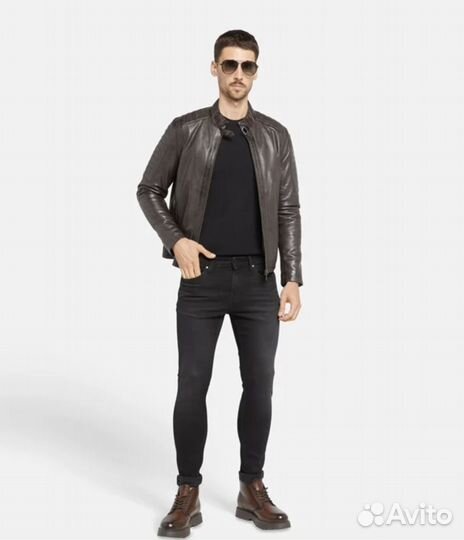 Куртка кожаная AIM оригинал