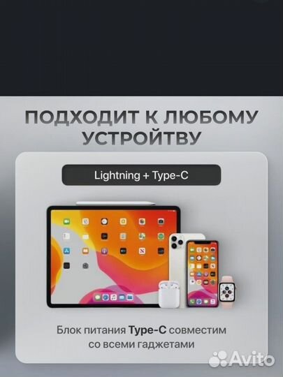 Адаптер питания для Apple 20W USB-C Power Adapter