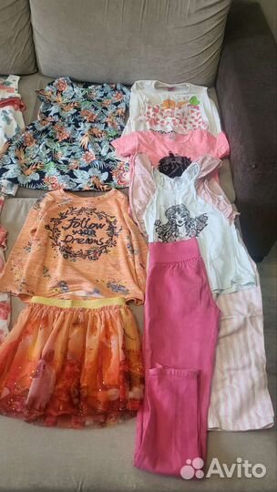 Вещи пакетом для девочки 110-116