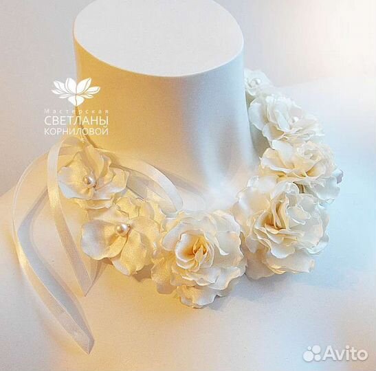 Изготовление цветов из ткани