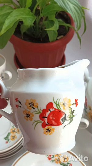 Кофейный чайный сервиз СССР рига