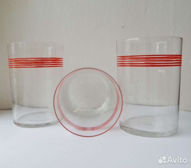 Стаканы тонкие для подстаканника СССР