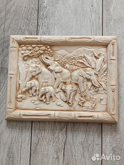 Панно фрески из гипса