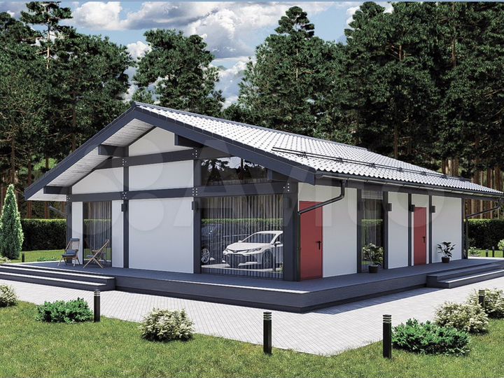 Дом 84 м² на участке 7 сот.