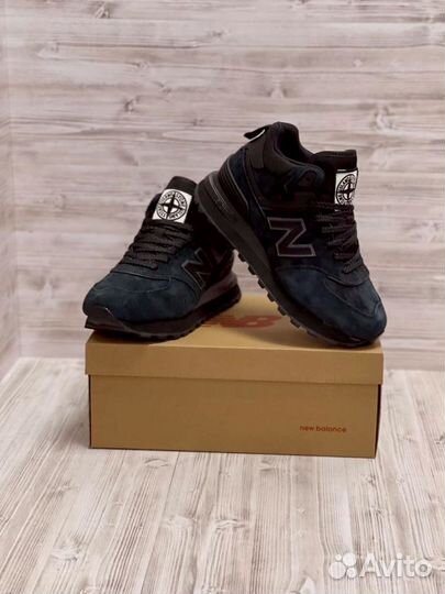 Кроссовки New Balance 574 Stone Island зимние
