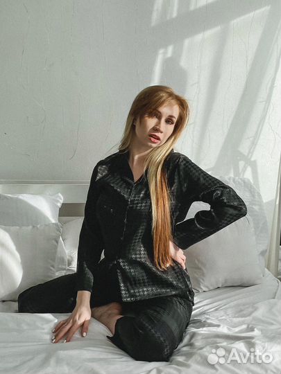 Женская пижама черная, новая