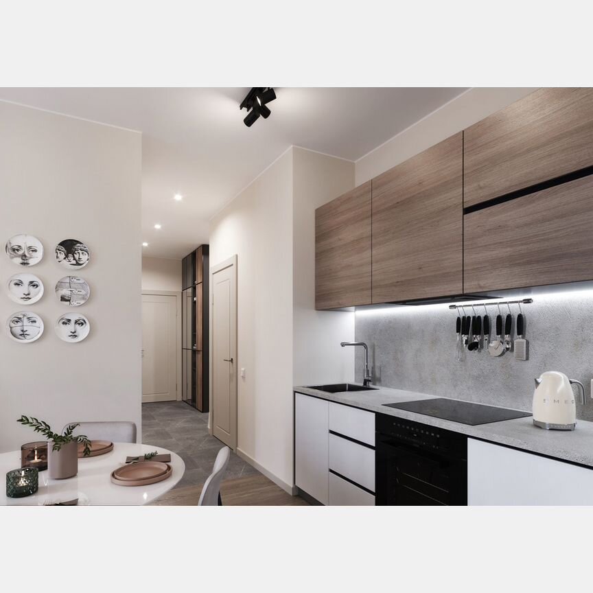 2-к. квартира, 58,8 м², 16/22 эт.