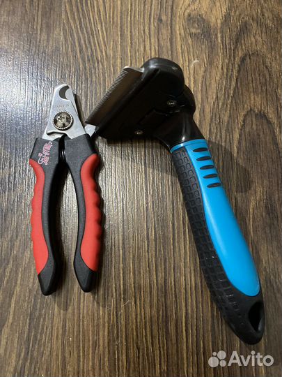 Когтерезка и инструмент для вычесывания шерсти