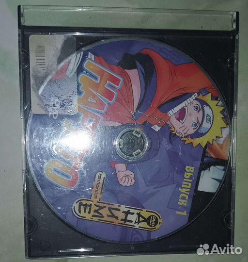 Аниме Наруто DVD диск Naruto