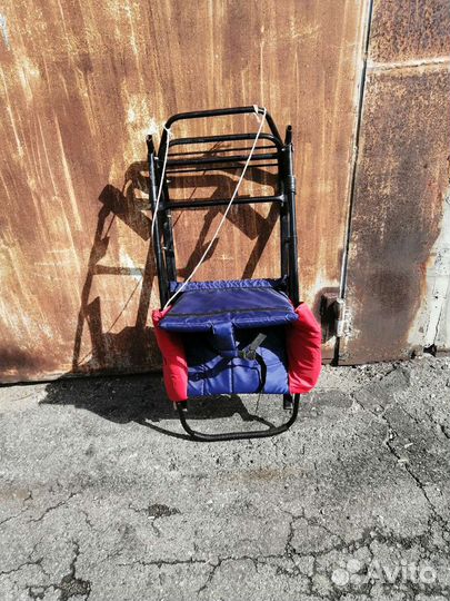 Детские санки коляска б/у