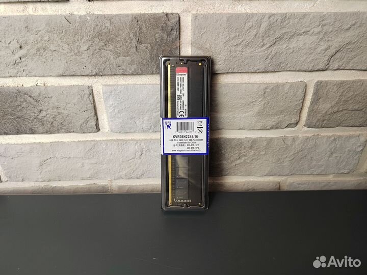 DDR4 16 GB 3600 MHz Kingston Новая с Гарантией