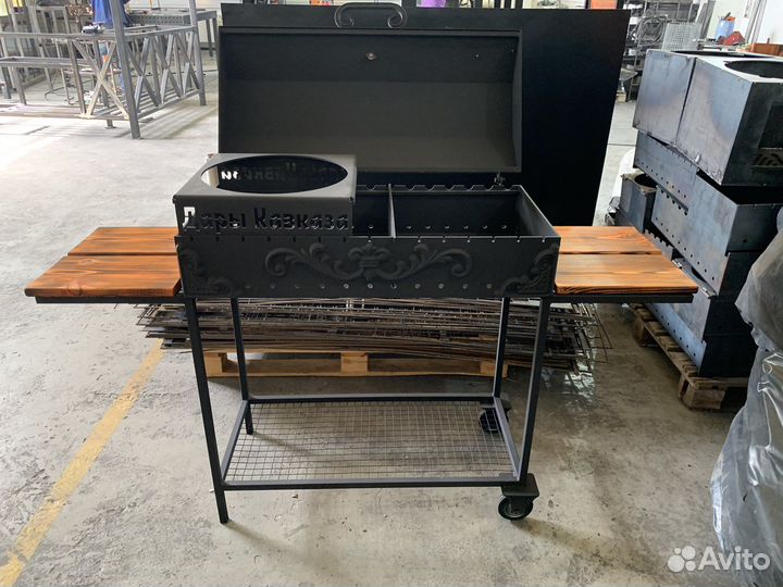 Мангал с крышей 5 мм