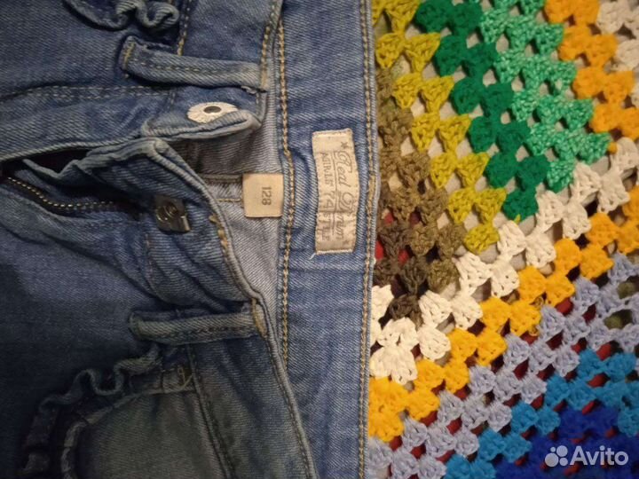 Шорты джинсовые детские 128р
