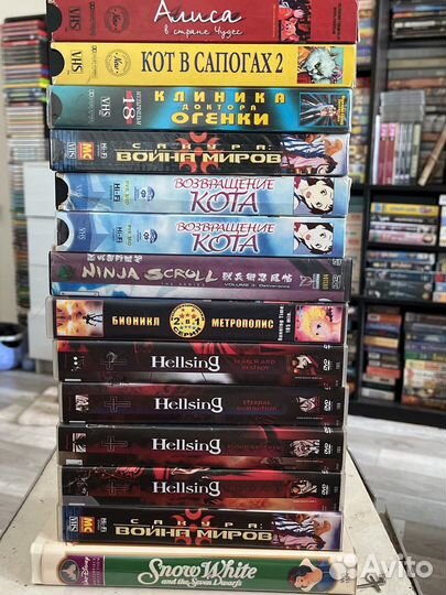 Обновление 22. 06. Аниме vhs (листайте)