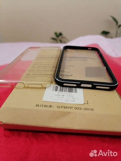 Стекло, чехол на iPhone оригинал