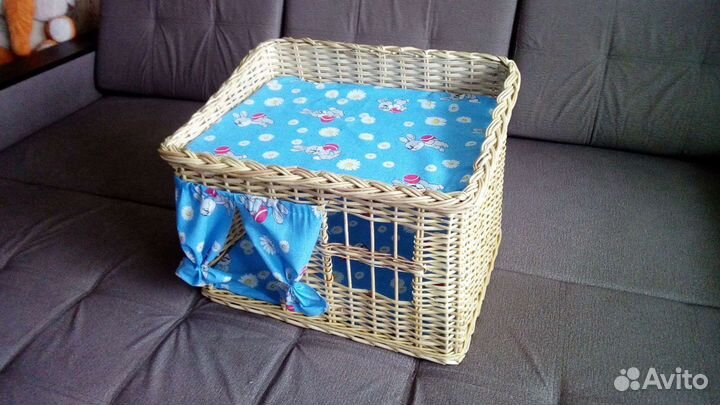 Плетеные домики для кошек