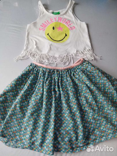 Вещи пакетом на девочку 110 - 116